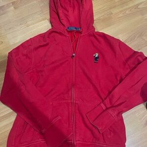 Vintage Ralph Lauren bear zip jacket
